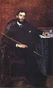 Rodolfo Amoedo Retrato de Gonzaga Duque Spain oil painting artist